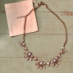 NWOT J. Crew Faux Diamond Statement Necklace